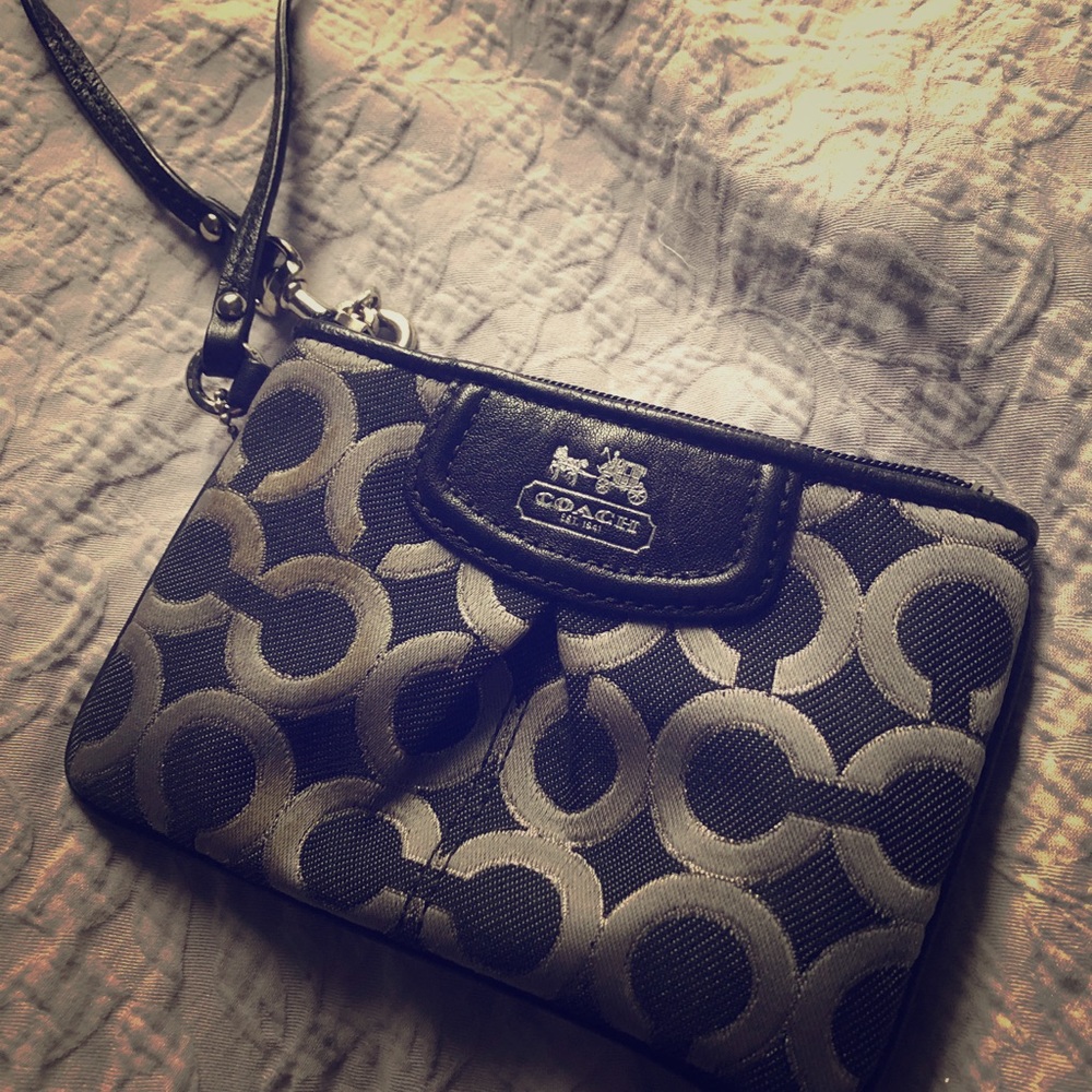 Black coach wallet